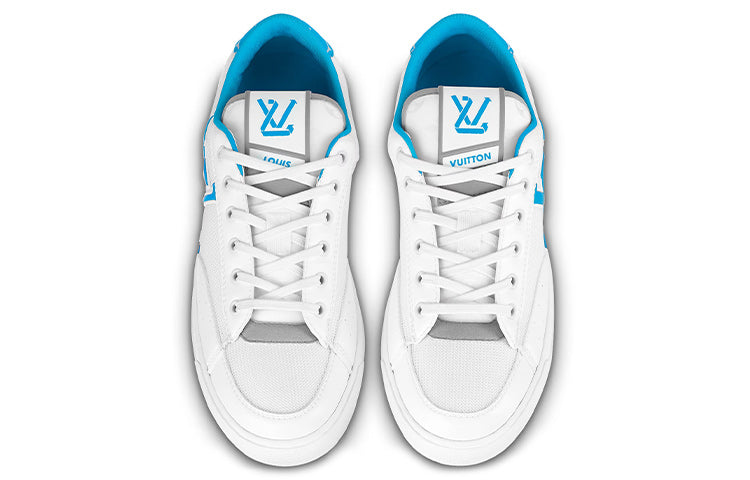 (WMNS) LOUIS VUITTON Charlie Sneakers 'White Sky Blue' 1ABM0S