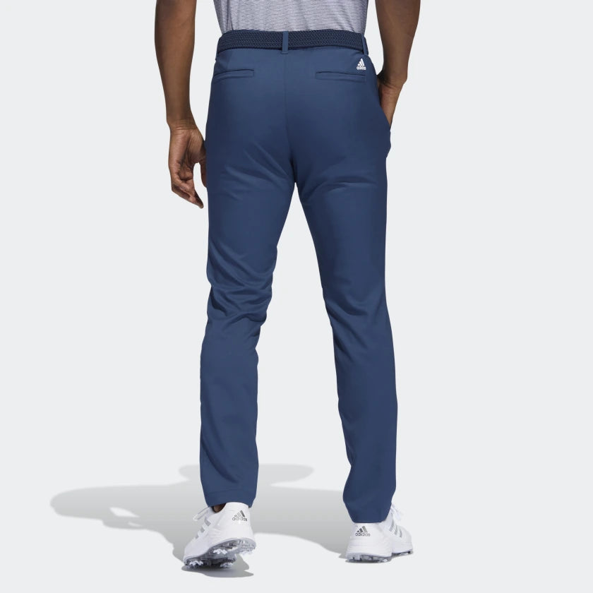 Men's adidas Solid Color Logo Straight Casual Pants/Trousers Blue HA6205