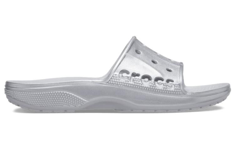 Crocs II Metallic Slides 'Silver' 209210-1FT