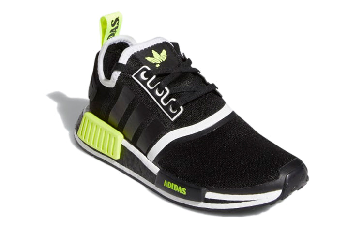 (GS) adidas NMD_R1 Big Kid 'Black Solar Yellow' GY5060
