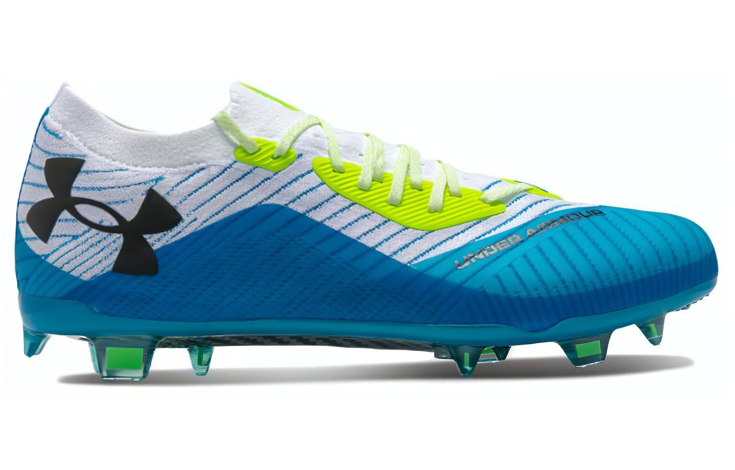 Under Armour UA Shadow Elite 2 FG Football Boots 'Blue White Green' 3027239-103