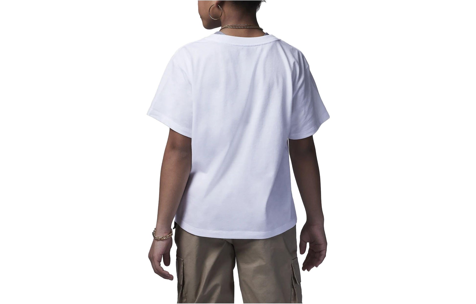 (GS) Air Jordan 23 Air Wave T-Shirt 'White' 45C405-001