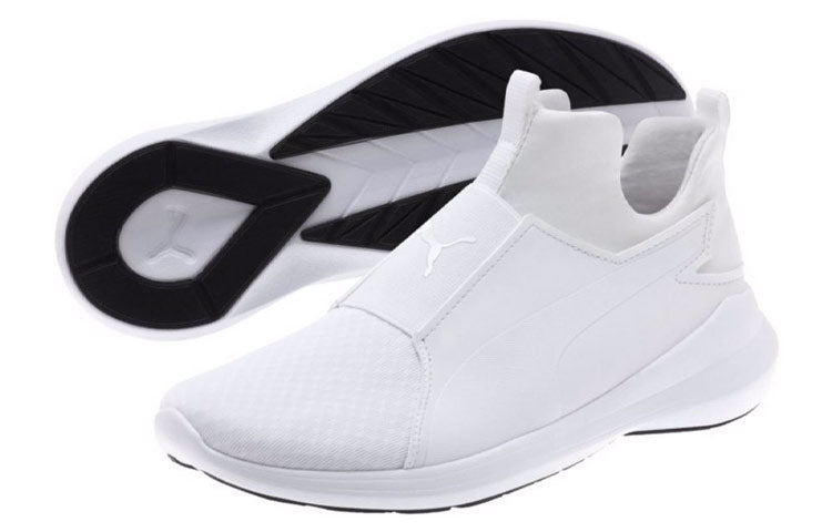 (WMNS) PUMA Rebel Mid Trainers White 364539-07