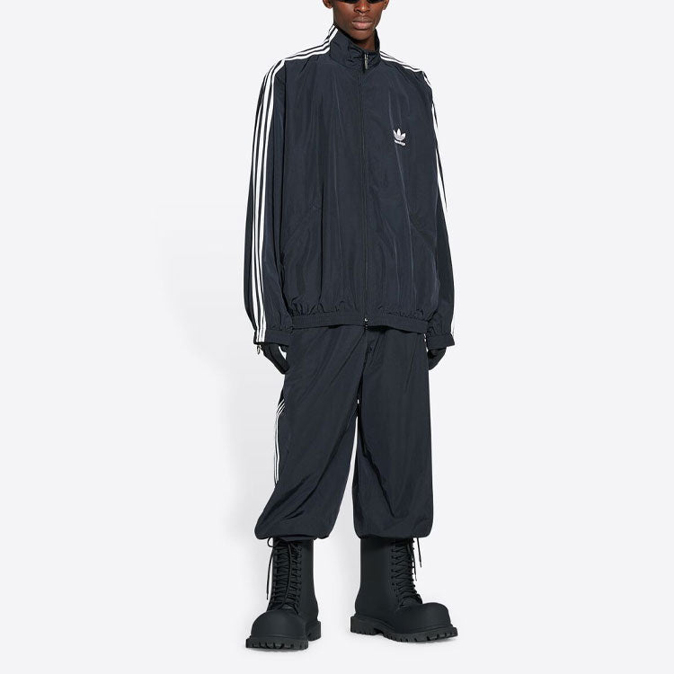 Balenciaga x adidas Tracksuit Jacket 'Black' 712280TNQ221000