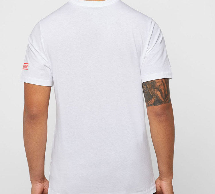 Air Jordan City Of Flight Flying Man Printing Short Sleeve White AT9180-100