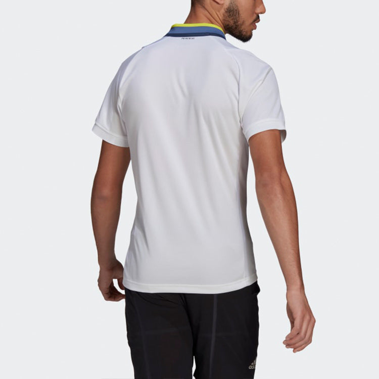 adidas Flft Polo Pb Hr Tennis Breathable Sports Short Sleeve polo White GP5736