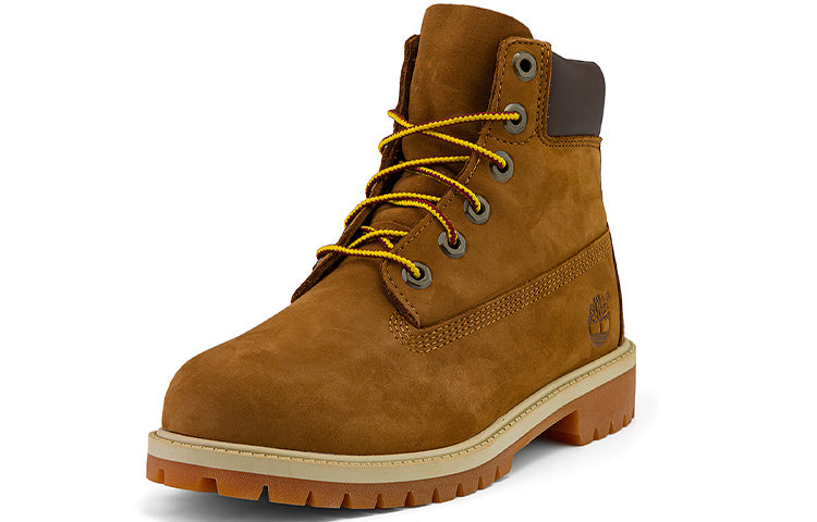 (GS) Timberland 6 In Premium Waterproof Wide Fit Boots 'Brown' 14949
