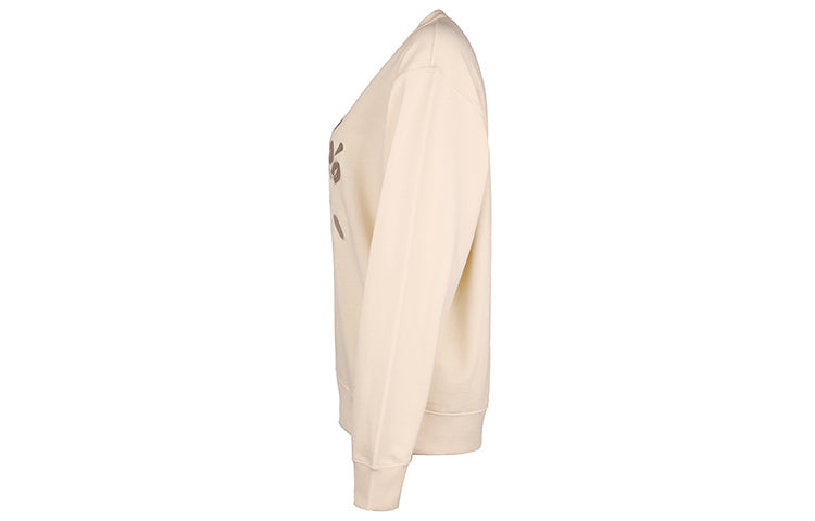 (WMNS) KENZO Pattern Round Neck Long Sleeves Hoodie Beige FA62SW8234XC-03