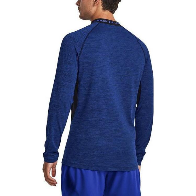 Under Armour ColdGear Twist Mock Long Sleeve T-shirt 'Blue' 1379820-400