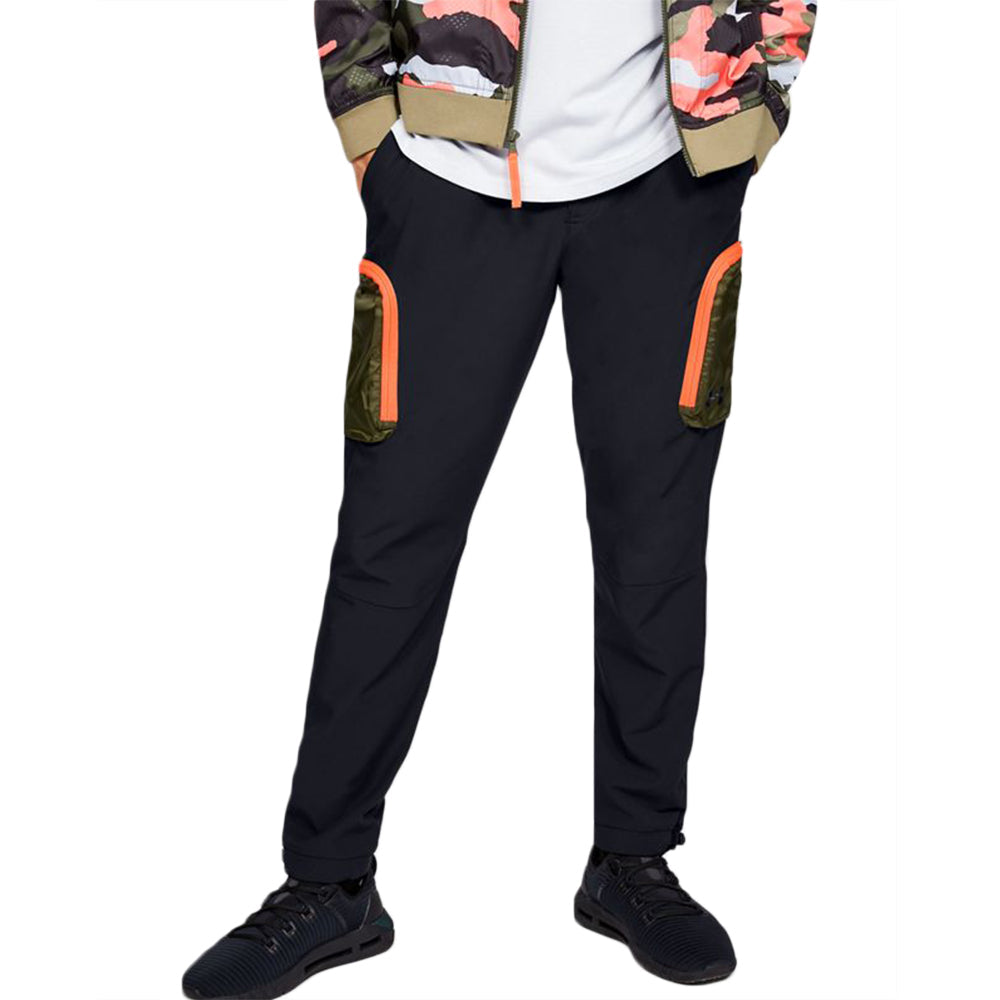 Under Armour Unstoppable Camo Cargo Sweatpants 'Black' 1345541-001