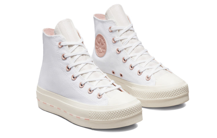 (WMNS) Converse Chuck Taylor All Star Lift High 'White Pink Clay' 572709C