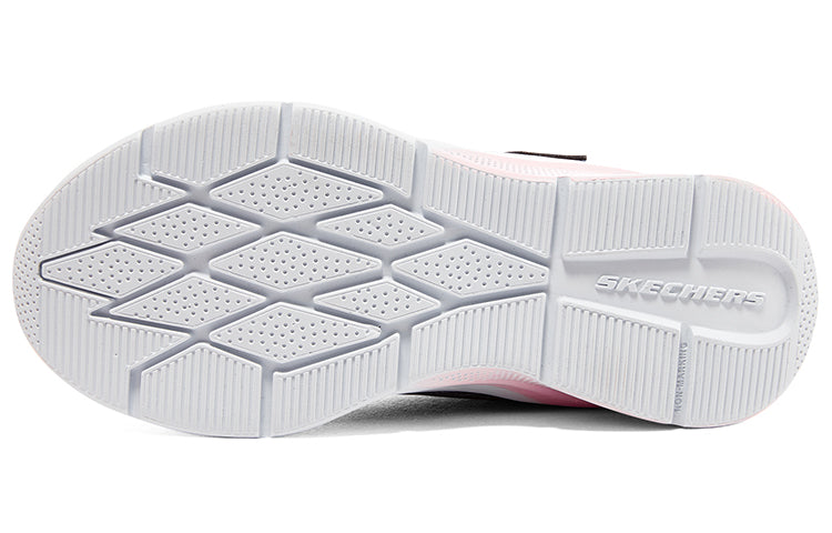 (GS) Skechers Girls Microspec Rejoice Racer 'Grey Pink' 302349L-CCMT