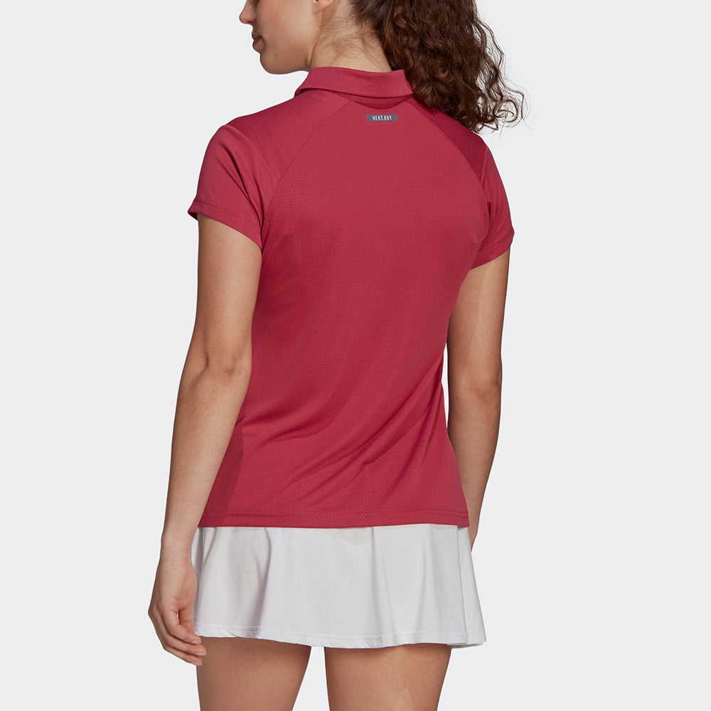 (WMNS) adidas H.rdy Polo W Tennis Sports Training Pink Polo Shirt GL5805