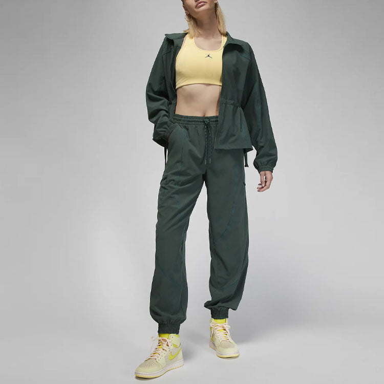 (WMNS) Air Jordan Sport Tunnel Trousers 'Green' FB4659-316