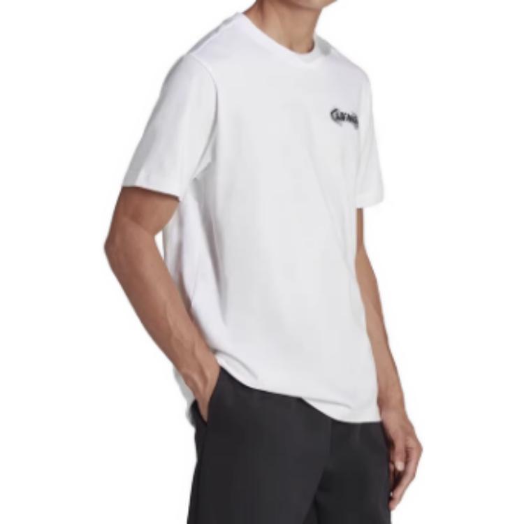 adidas Graphic Campus T-Shirts 'White' HL9245