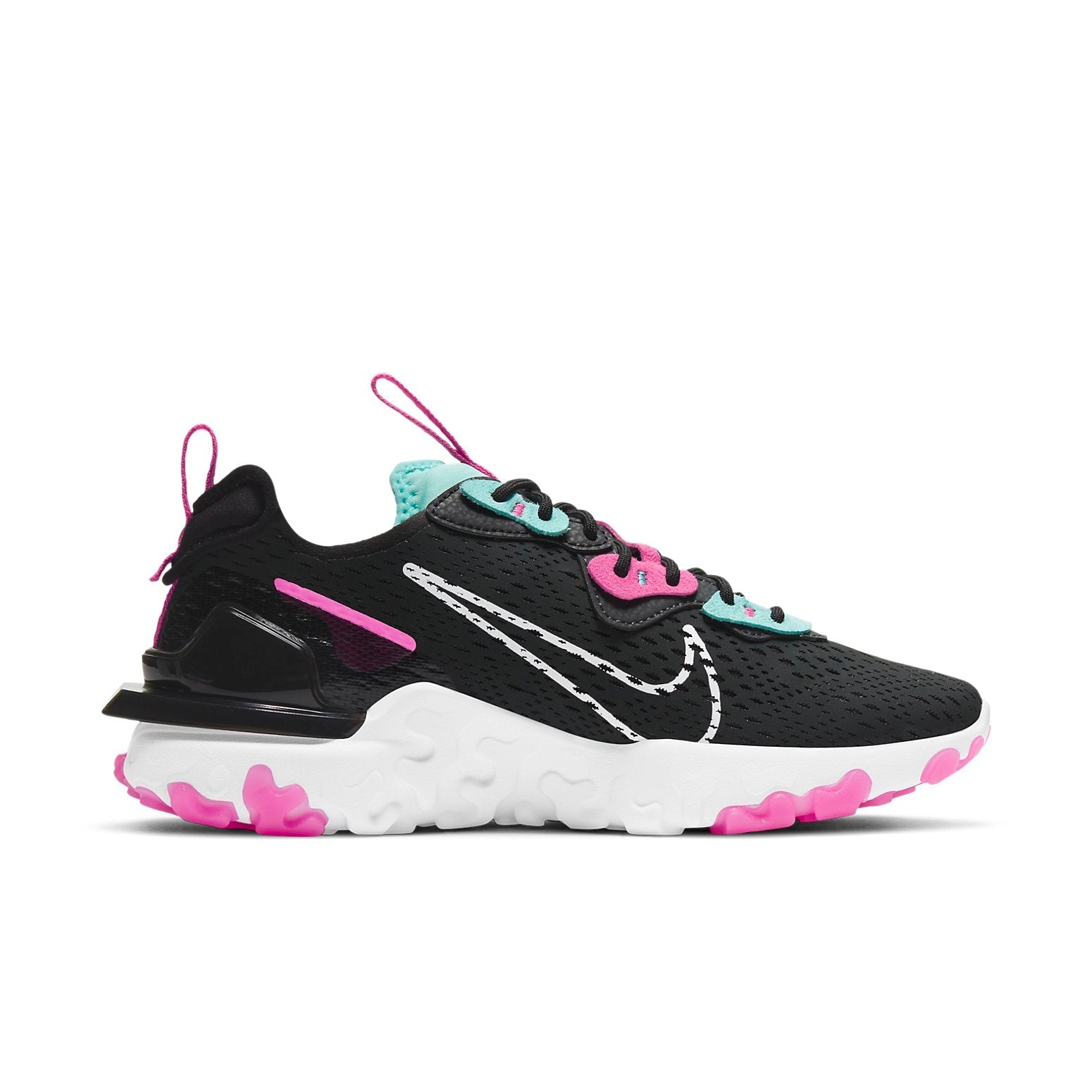 (WMNS) Nike React Vision 'Dark Smoke Grey Pink Blast' CI7523-008
