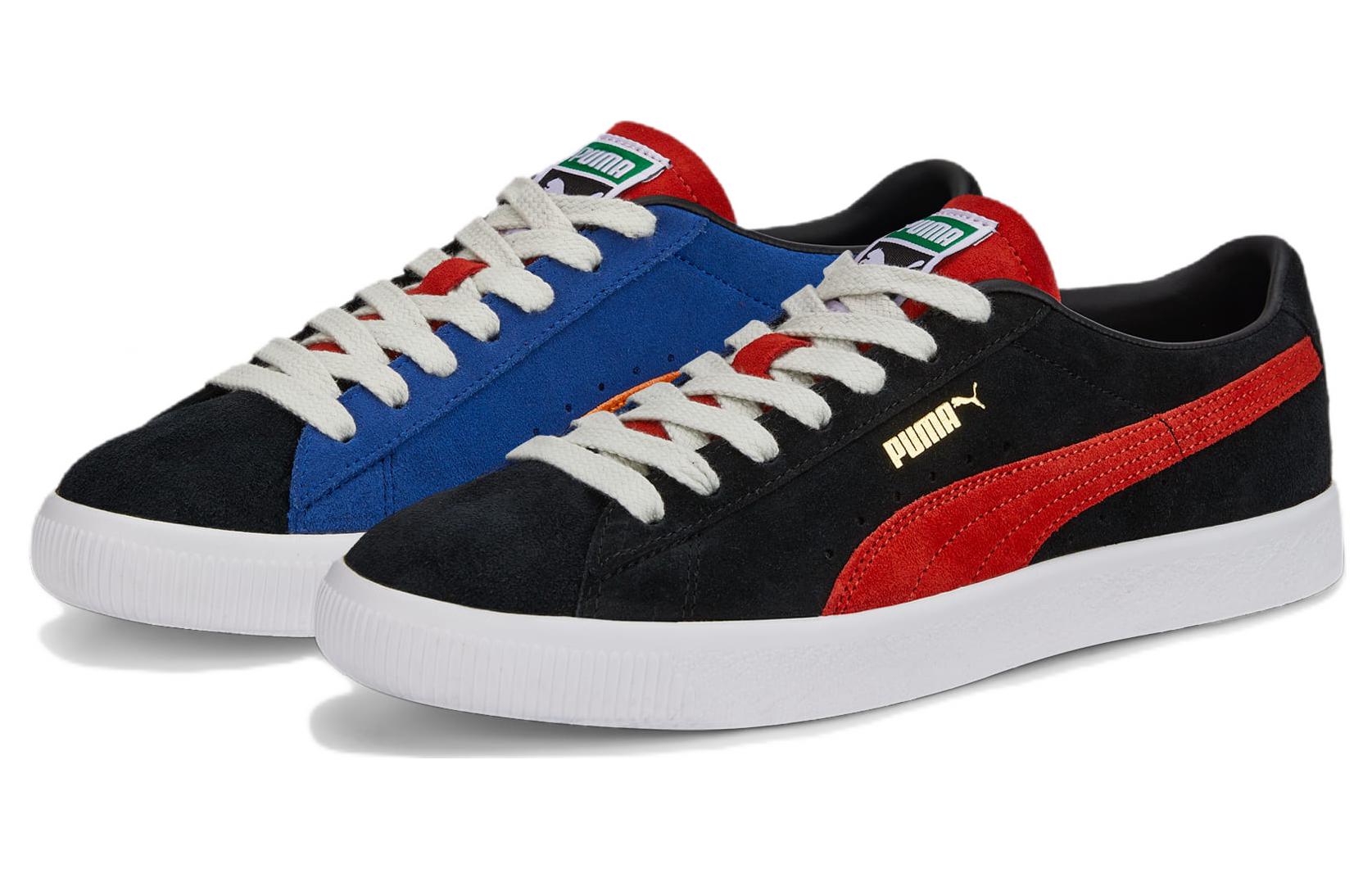 PUMA Vtg Teams 'Black Red Blue' 386581-02