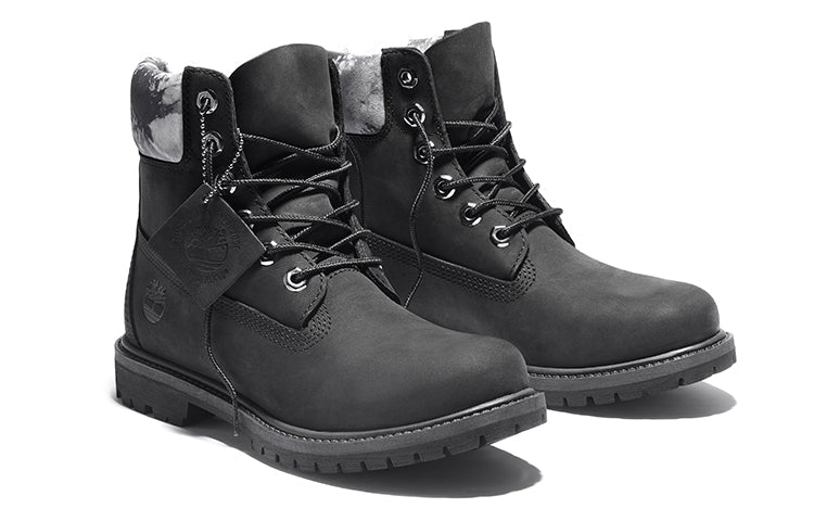 (WMNS) Timberland Premium 6-inch Waterproof Boot 'Cloudy Black Nubuck' A2ESH001