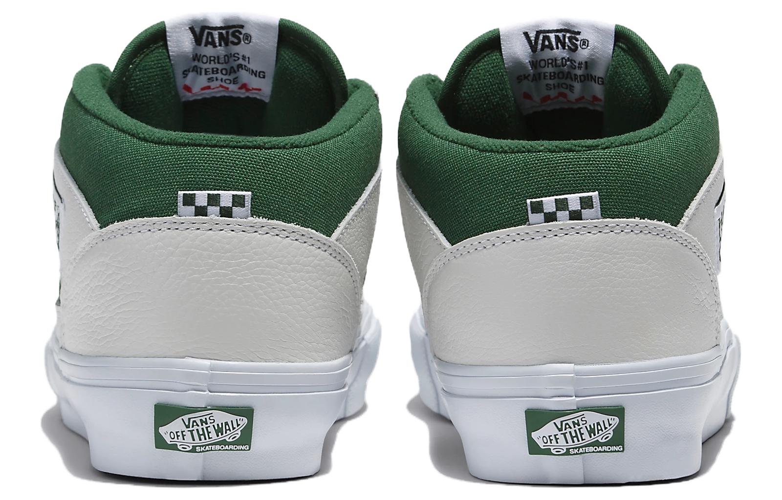 Vans Half Cab Skate 'White Green' VN0A5FCDWGR