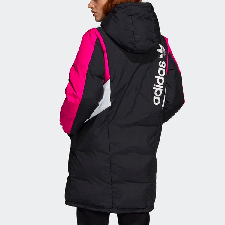 (WMNS) adidas Originals Down Jacket Long 'Black Pink' EC2184