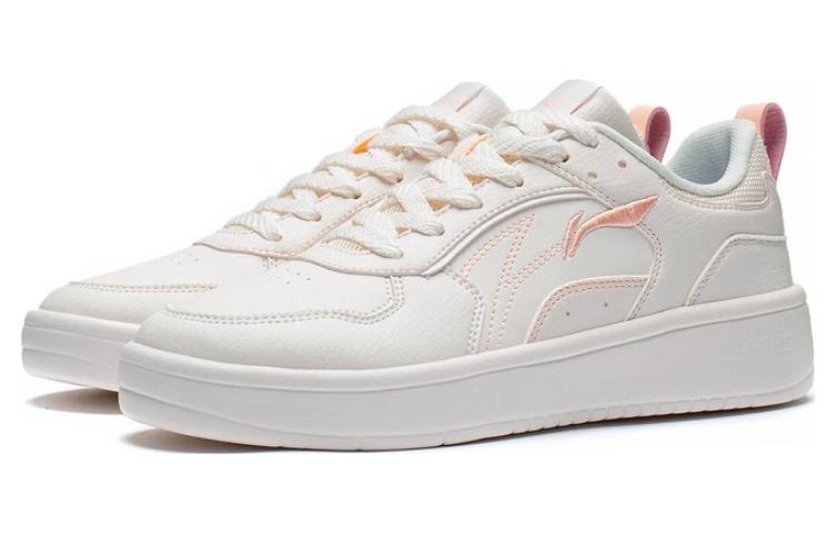 (WMNS) Li-Ning Spike Years 'White Orange' AGCT148-2