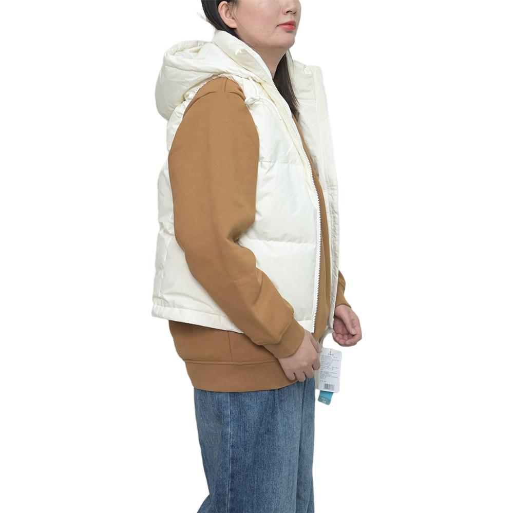 (WMNS) New Balance Hooded Vest Asia Sizing 'White' NJD44252-WT