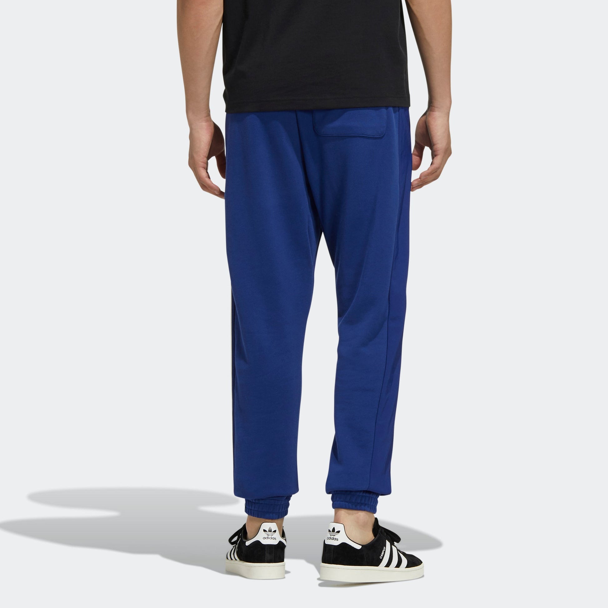 Men's adidas originals Mr Sweatpant Casual Breathable Sports Bundle Feet Long Pants/Trousers Blue HC0360