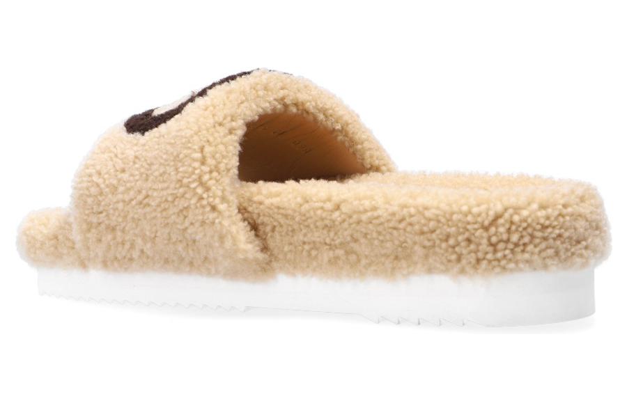 (WMNS) Gucci Slide 'Interlocking G Merino Wool - Light Brown' 646225-D0L00-9547