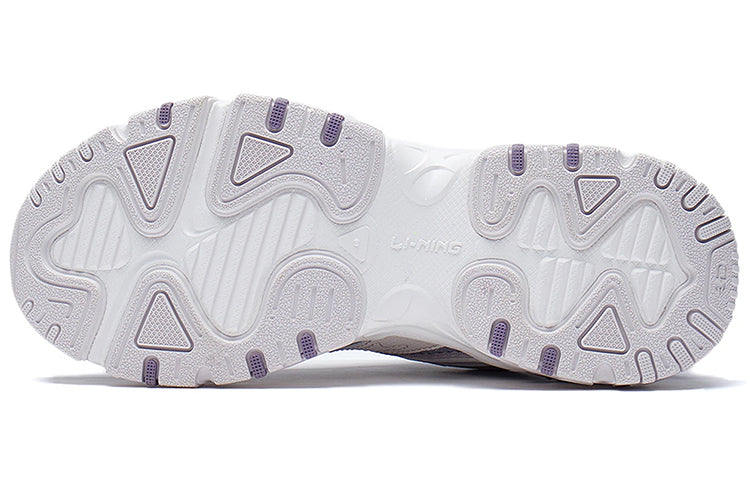 (WMNS) Li-Ning New Trip 2.0 'White Purple' AGLS052-4