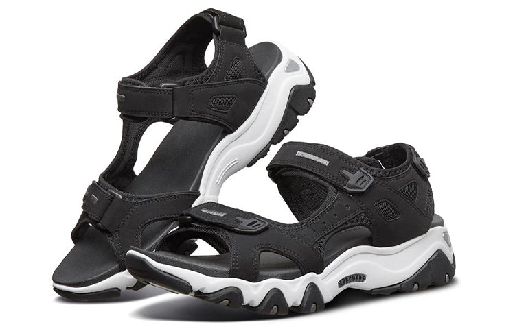 (WMNS) Skechers D Lites 2.0 Casual Sandals Black 32999-BLK