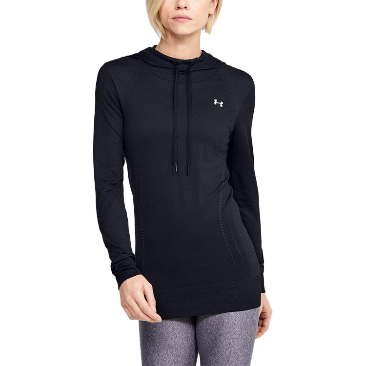 (WMNS) Under Armour Seamless Training Sports Long Sleeves Black 1351647-001