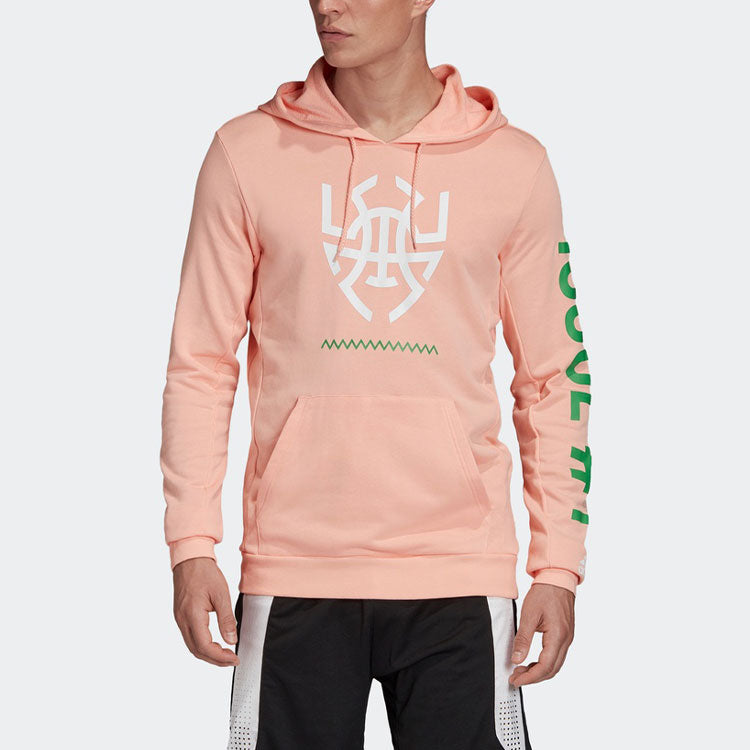 Men's adidas Donovan Mitchell Alphabet Pattern Printing Basketball Sports Bright Pink FR9638