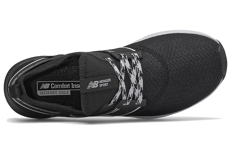 (WMNS) New Balance Nergize Sport LUX 'Black White' WNRGSMB1