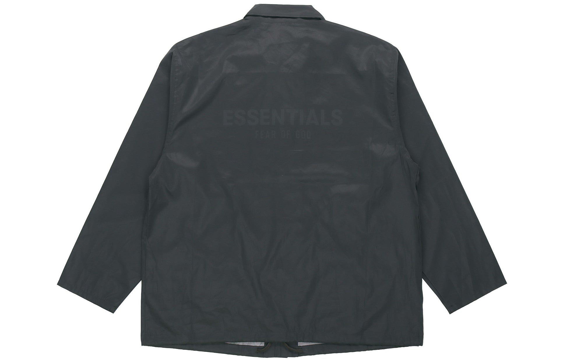 Fear of God Essentials SS21 Coach Jacket Black 0202250500031886
