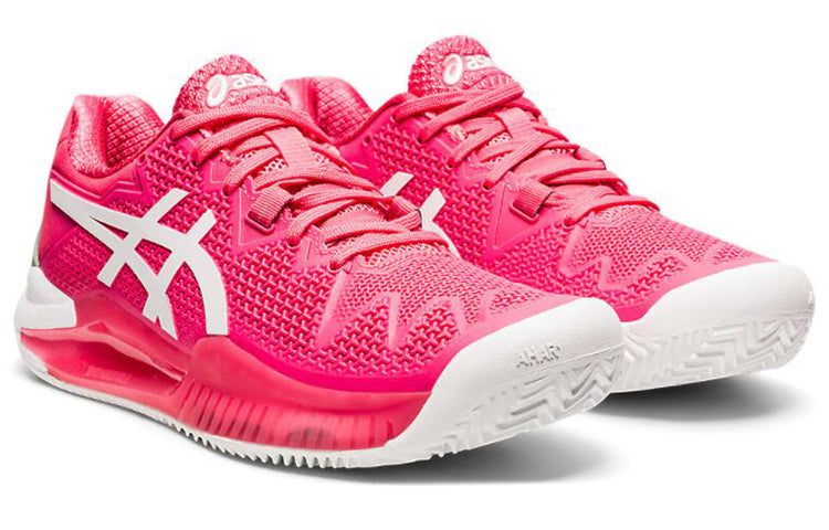 (WMNS) ASICS Gel Resolution 8 Clay 'Pink Cameo White' 1042A070-702