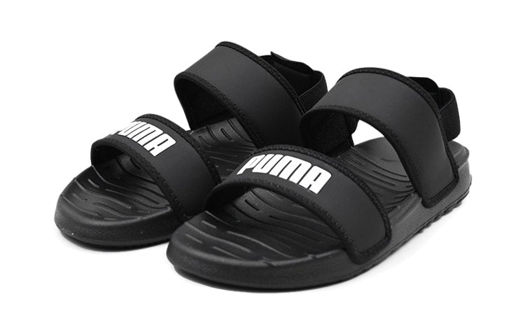 (PS) PUMA Soft Sandal 'Black White' 375695-01