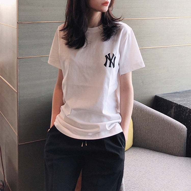 MLB New York Yankees Basic Printing Short-Sleeve Tee Unisex White 31TS04031-50W