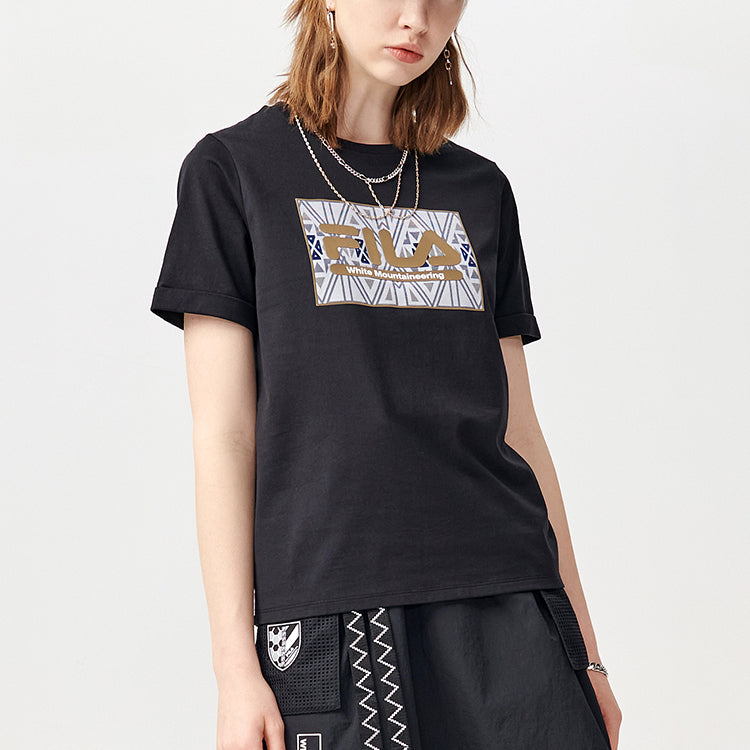 FILA FUSION x White Mountaineering Logo Tee T11W127108F-BK