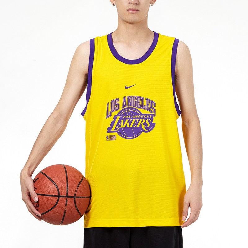 Men's Nike Tank Dna Cts 75 Sports Basketball Jersey/Vest Yellow DB1277-728