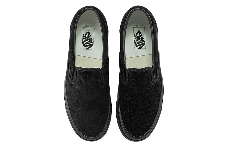 Vans OG Classic Slip-On LX 'Velvet Emboidery - Leopard Black' VN0A45JK9RF