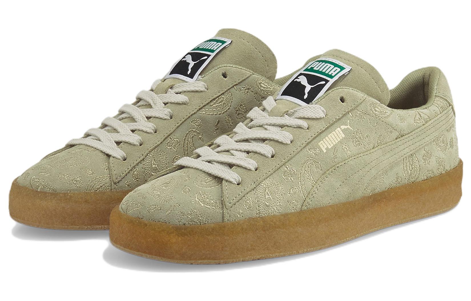PUMA Suede Crepe Embroidery 'Green Brown' 383796-02
