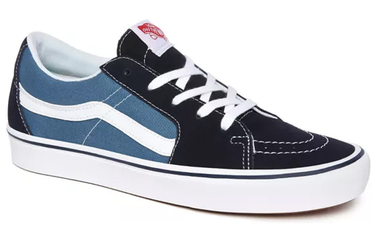 Vans Classic Comfycush Sk8Low 'Black Blue' VN0A4UVCVNT