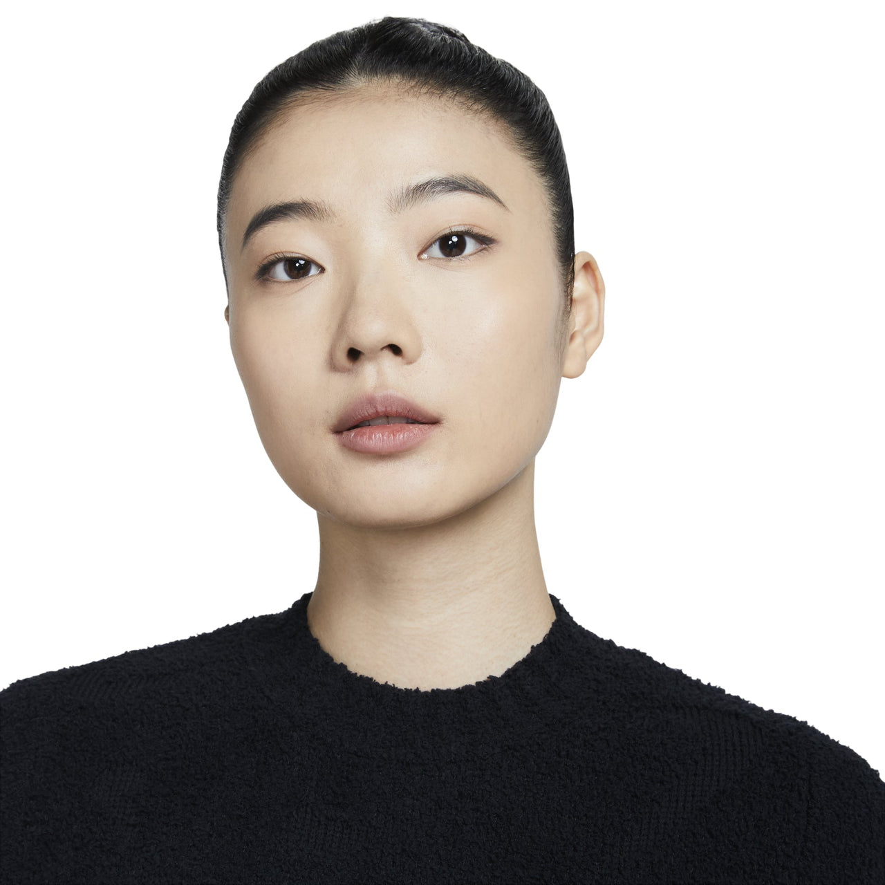 (WMNS) Nike Sportswear Phoenix Cosy Boucle Tight Long Sleeve Knit T-shirt Asia Sizing 'Black' FZ1717-010