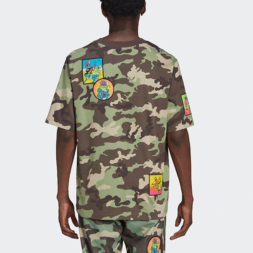 adidas Originals x Jeremy Scott Crossover Tee 'Military Green' H53374