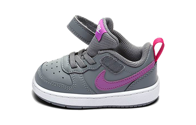 (TD) Nike Court Borough Low 2 Grey/Purple BQ5453-006
