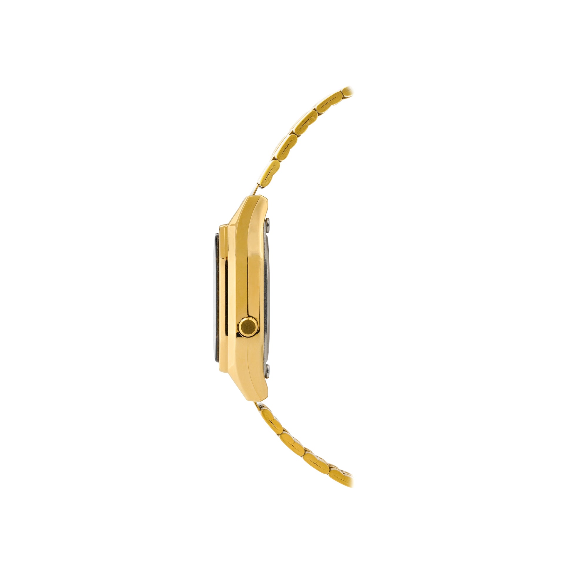 CASIO STANDARD Vintage Dial Steel Link Band en Waterproof Unisex Mens Gold Digital LA680WGA-1D