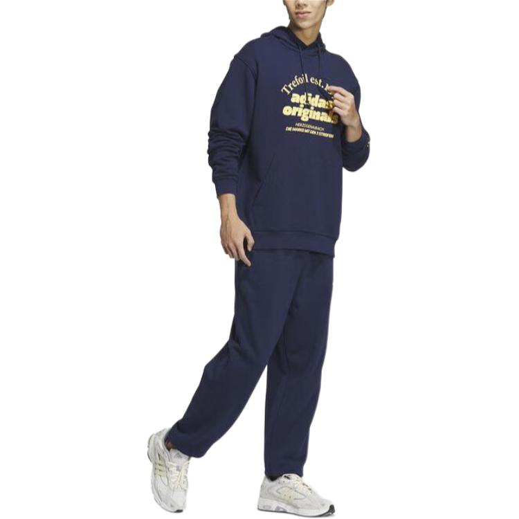adidas Originals Graphic Hoodies Asia Sizing 'Navy' JE3487