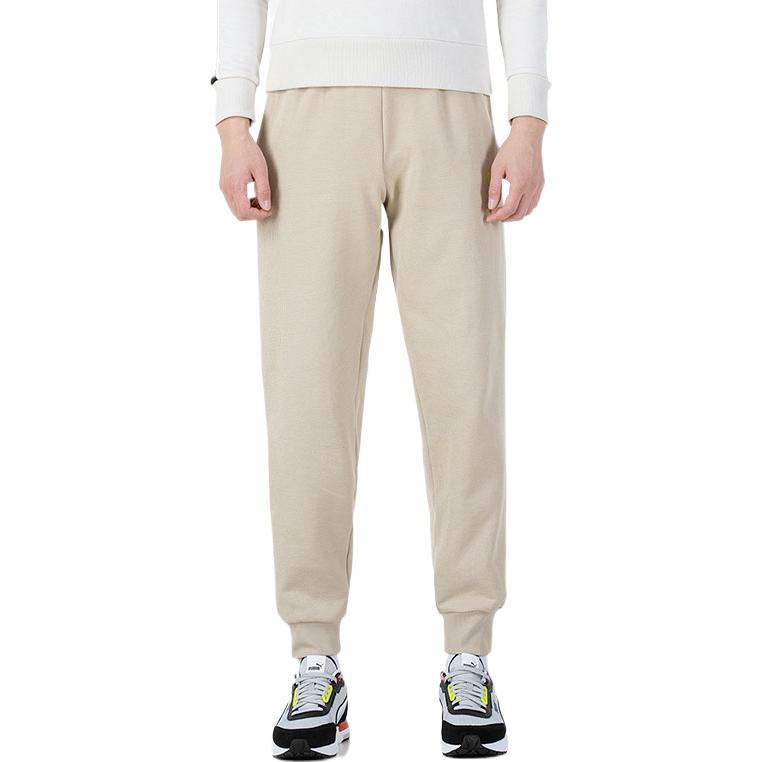 PUMA Trend Graphic Logo Pants 'Beige' 536088-19
