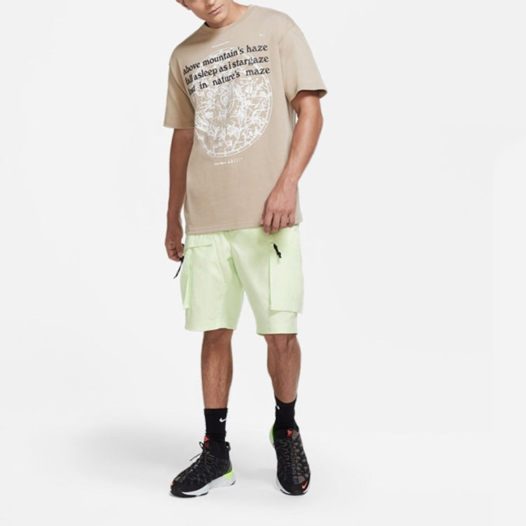 Nike ACG Stargaze Athleisure Casual Sports Round Neck Short Sleeve Khaki DC4087-247