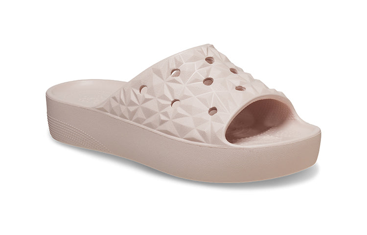 (WMNS) Crocs Classic Platform Slides 'Pink' 209564-6UR